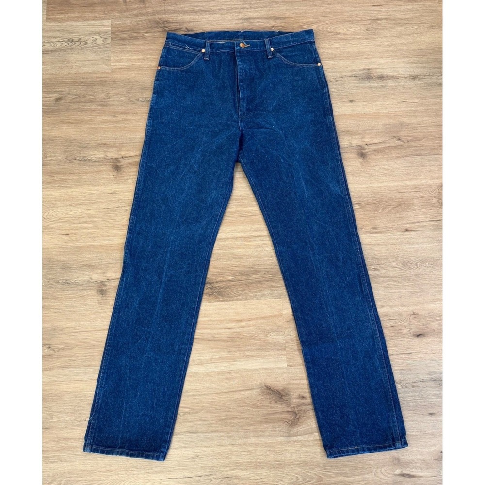 Vintage Y2K Wrangler 13MWZ Cowboy Cut Jeans 36x36 Mexico  US Fabric Western Tall